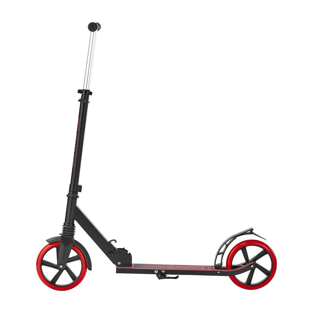 Kick Scooter for Kids Ages 8+, Teens & Adults, 2-Wheel Toddler Scooter with Adjustable Height Handlebar, Wide Anti-Slip Deck, Foldable Lightweight for