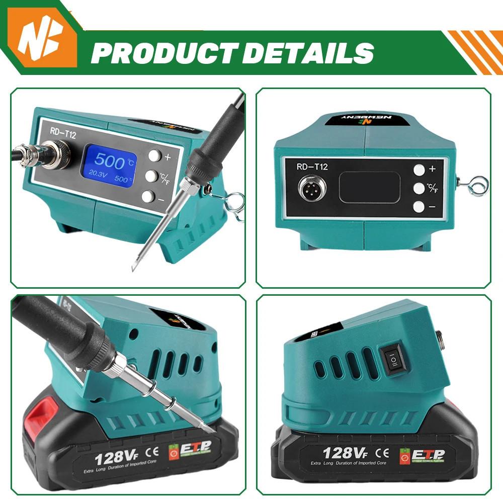 500 °C digitaler elektrischer Lötkolben DC/AC mit zwei Stromversorgungsmodi Multifunktions-Lötkolben für den Haushalt