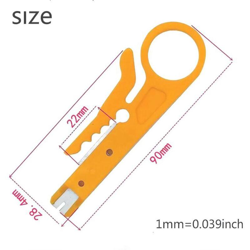 

Инструмент для зачистки проводов, обжимной инструмент, нож для зачистки кабеля, обжимные клещи, мини-портативный инструмент для удаления ржавчины, электрический прямой Pack of 1 жёлтый