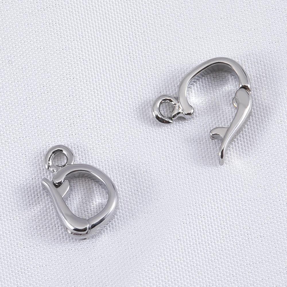 

18K Gold Plated Brass Zircon Hinged Charms Bail Clasps Round Melon Seed Buckle for Beaded Bracelet Necklace DIY Jewelry Findings 2pcs