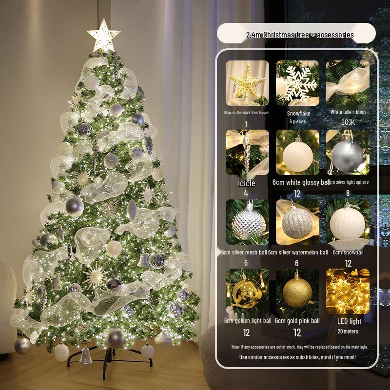 2024 Large Christmas Tree Ornaments for Living Room Decoration