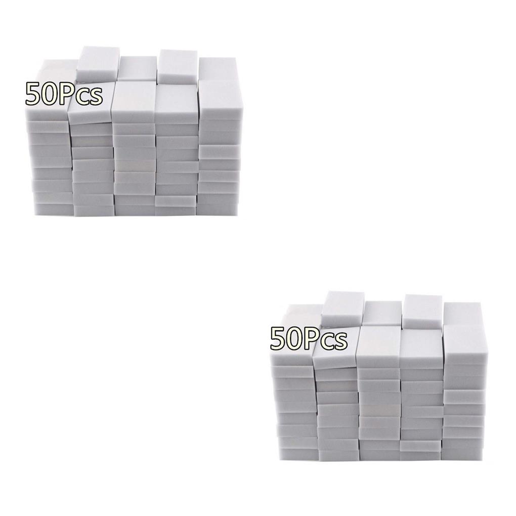 

50 шт. губки ластики для ванны мытья посуды удаление пятен скребок для уборки поверхностей чистящие салфетки гаджеты