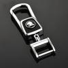 CAPR9 Car Logo Keychain Keyring for Skoda Fabia Superb 2 Kodiak Octavia A7 A4 Rapid Spaceback Kodiaq 1 Yeti Karoq Kamiq Key Ring Chain