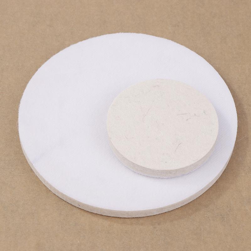 Polishing Pads Wool Felt Abrasive Wheel 50/75/125/ 150/180Mm Soft Felt Discs For Glass Stainless Steel Polish Repair Scratche