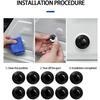 Tampon en silicone anti-collision pour portière de voiture, autocollant, fermeture de porte, insonorisé, silencieux, joint, accessoires automobiles