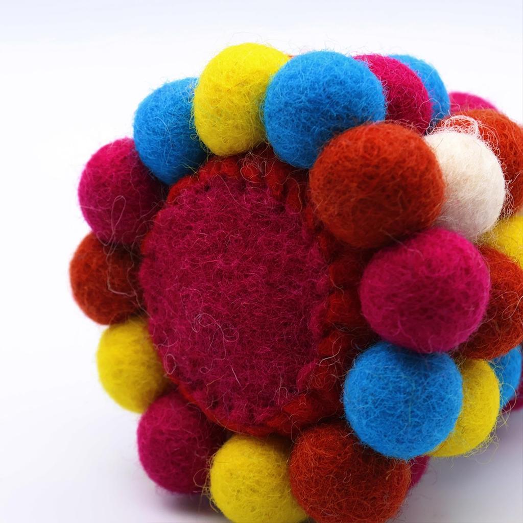 Tomo Corporation Nepal Felt Tree, Multicolor, Approx. H15cm, 17725-806-102