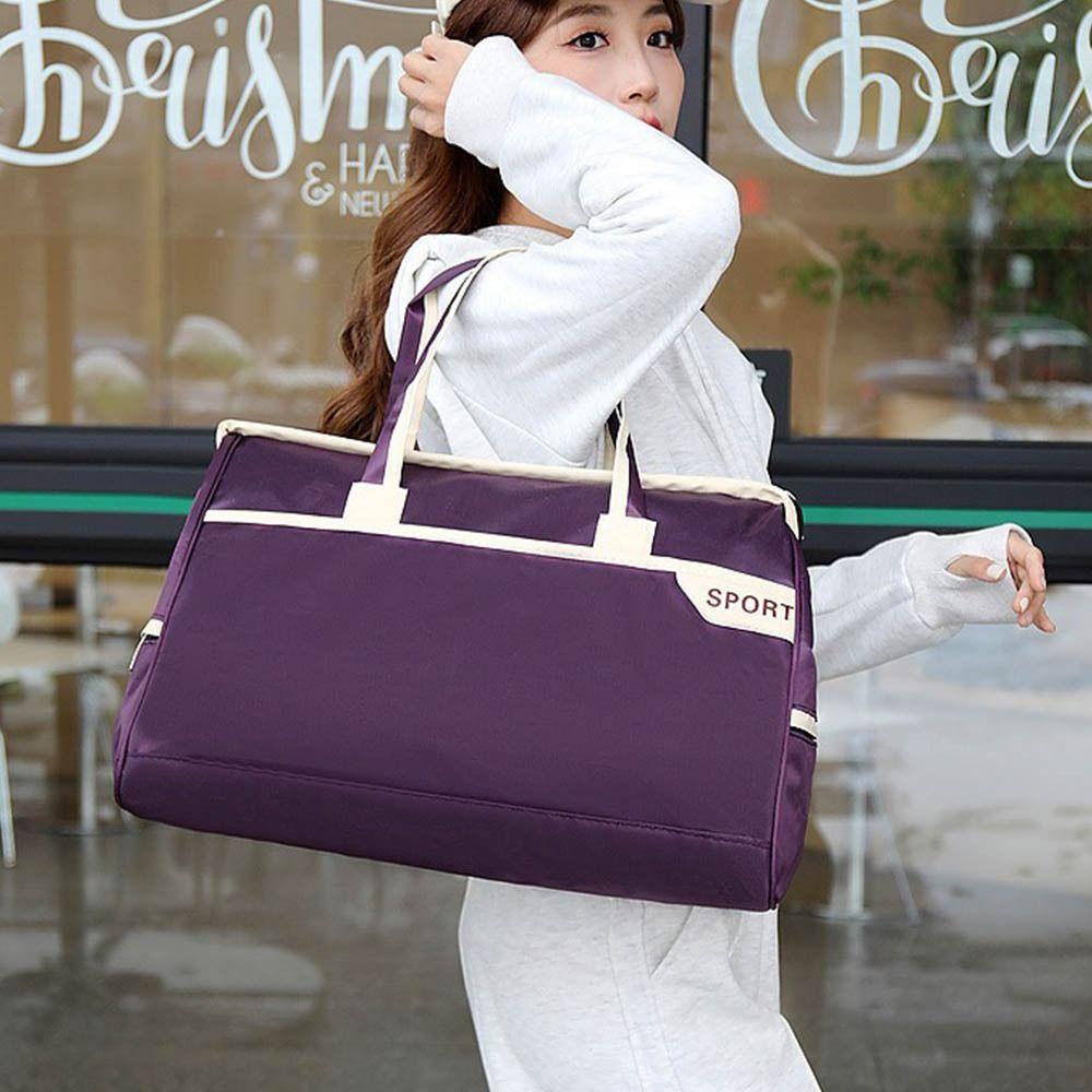 Korean style Travel Luggage Bag Large Capacity Gym Bag Duffel Bag Sports Fitness Handbag  Sports