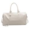 Stylish Travel Bag for Women Large Capacity Tote Carry On Luggage, Premium Faux Leather Sport Gym Bag