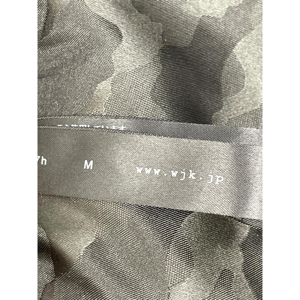 WJK Black 1822 WI77h Melton Wool Peacoat Coat M blackUsed