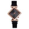 Popular fashion rhombus women's watch women's watch quartz women's lazy iron magnet one piece