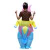 Colorful Unicorn Knight Inflatable Costume - Colorful Halloween Christmas Party Role Playing Set, Suitable for Height 150-190cm