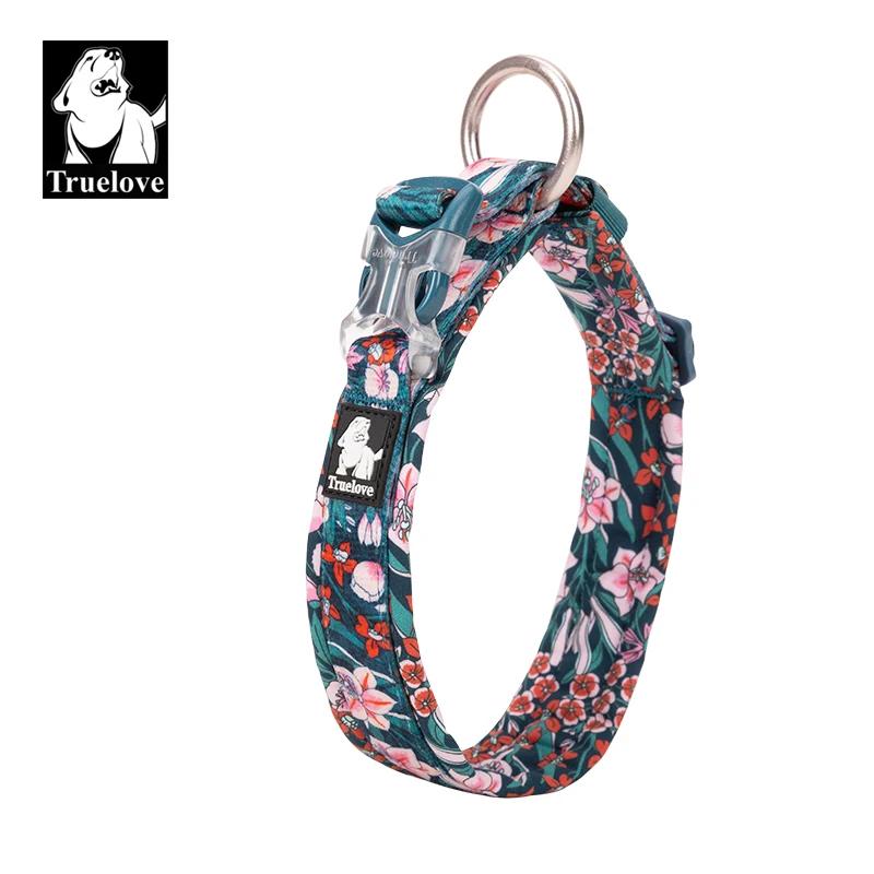 

Truelove Floral Pet Collar Best Padded Comfort Cushion Camouflage Small Medium and Large Dogs and Pets Running Outdoors TLC5273 XS