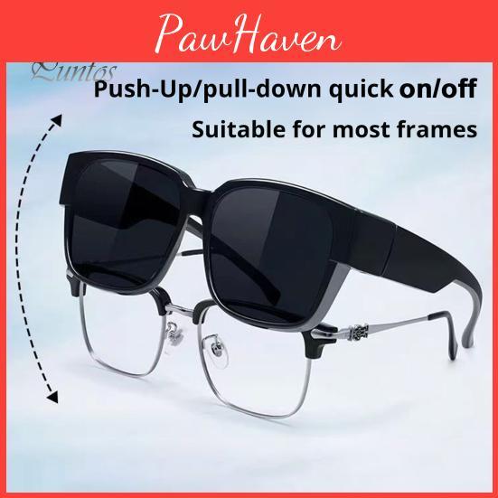 Polarized Over Sunglasses Glared Anti Glasses Night Vision Glasses Nighttime Driving Glasses Uv400 Protection Wraparound Sunglasses