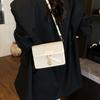 Vielseitige kleine quadratische Tasche Damen Neue Mode Umhängetasche Kontrastfarbe Vielseitige Messenger Bag