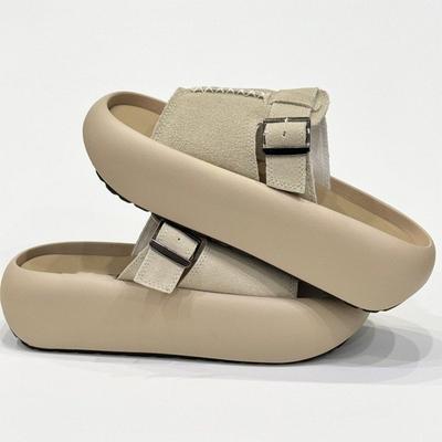 Plateau Damen Hausschuhe Ballerinas Schuhe Lässig Gemütlich Damen Sandalen Sommer 2025 Strand Flip Flops Walking Sandalias De Mujer