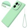 Real Liquid Silicone Case for VIVO IQOO Z9S Pro Soft Shockproof Bumper Protection Lens Cover Cases for VIVO T3 Pro