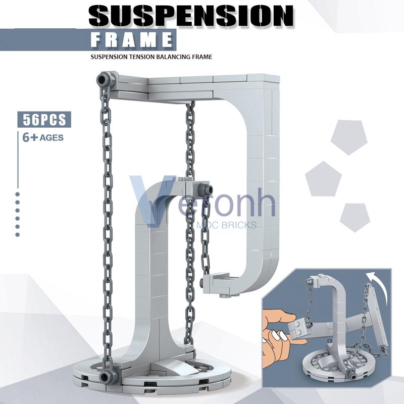 

Tensegrity Sculpture Model Technical Building Blocks Physics Science Anti-Gravity Balancing Frame Desk Toy Gifts Home Decoration