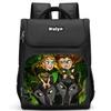 Schulrucksack mit mehreren Fächern, Geeignet für Jungen, Großer Cartoon-Wolfwalkers-Rucksack, Strapazierfähiger Kinderrucksack für 6-10