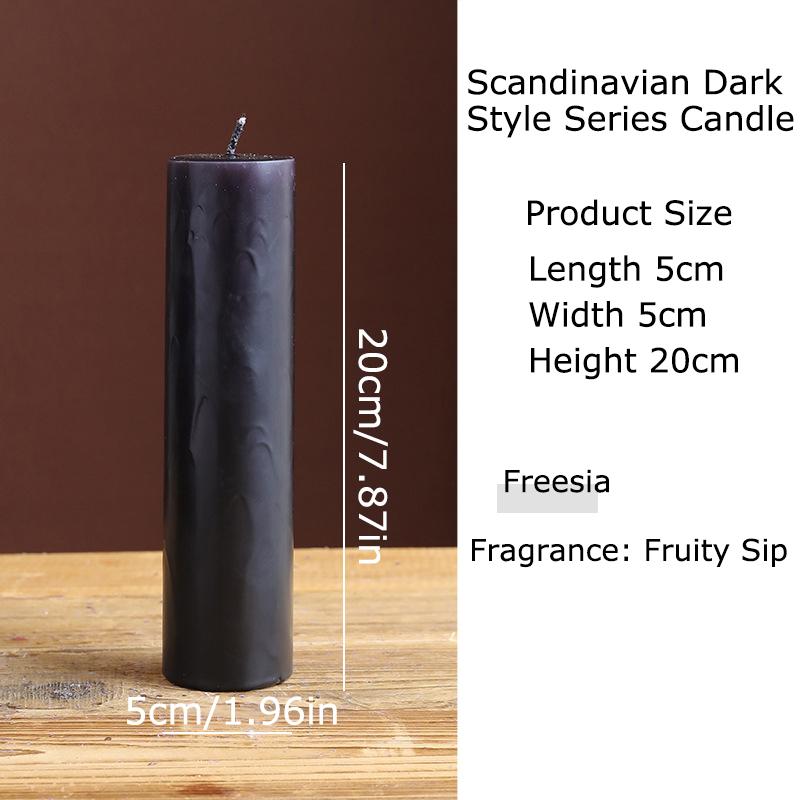 1PC Black Skull Aroma Candle Decor Candle Gothic Horror Scented Candle Macabre Skeleton Wax Melt