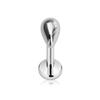 ASTM F136 G23 Titanium Snake Bee Drop Threadless Piercing Moon Cross Push In Labret Stud Flower Leaf Pin Daith Conch Earring 16G