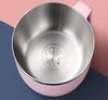 Large stainless steel bowl with lid kitchen large noodle soup noodle rice ramen fruit bowl food salad container kitchen home kitchen utensils | bowlin