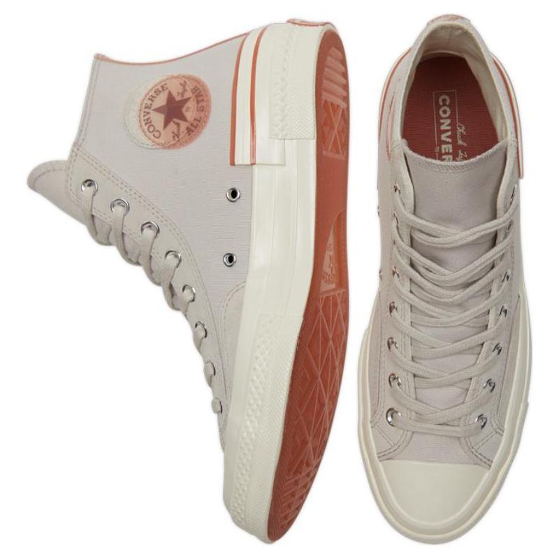 Converse 70. léta Chuck Taylor All Star Módní Ležérní Plátěné Kotníkové Boty Unisex Světle Oranžové