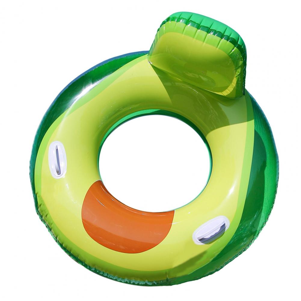 Pineapple Fruit Style Swimming Ring Scratch-resistant Strong Buoyancy Pool Inflatable Float Swimming Circle Water Entertainment