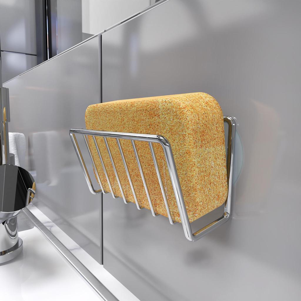 Kitchen Sink Suction Holder Modern Sponge Holder Kitchen Organizer Kitchen Sink Suction Holder For Sponges Scrubbers Soap