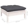 VidaXL Bois de Pin Massif Salon de Jardin 12 pcs avec Coussins Mobilier de Patio Meubles d'Extérieur Mobilier de Jardin 3096930
