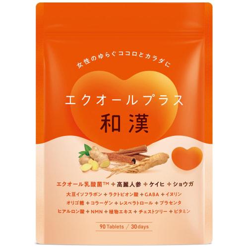 

Equol Plus Wakan (Japanese-Chinese Herbal Medicine) - Equol, Isoflavones, NMN, Ginseng, GABA, Inulin - Formulated with 3 Wakan Ingredients and 24 Beau