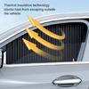 Adjustable Car Sun Shade For Side Window Quick Installation Side Window Curtain Polyester Material Window Sunshade