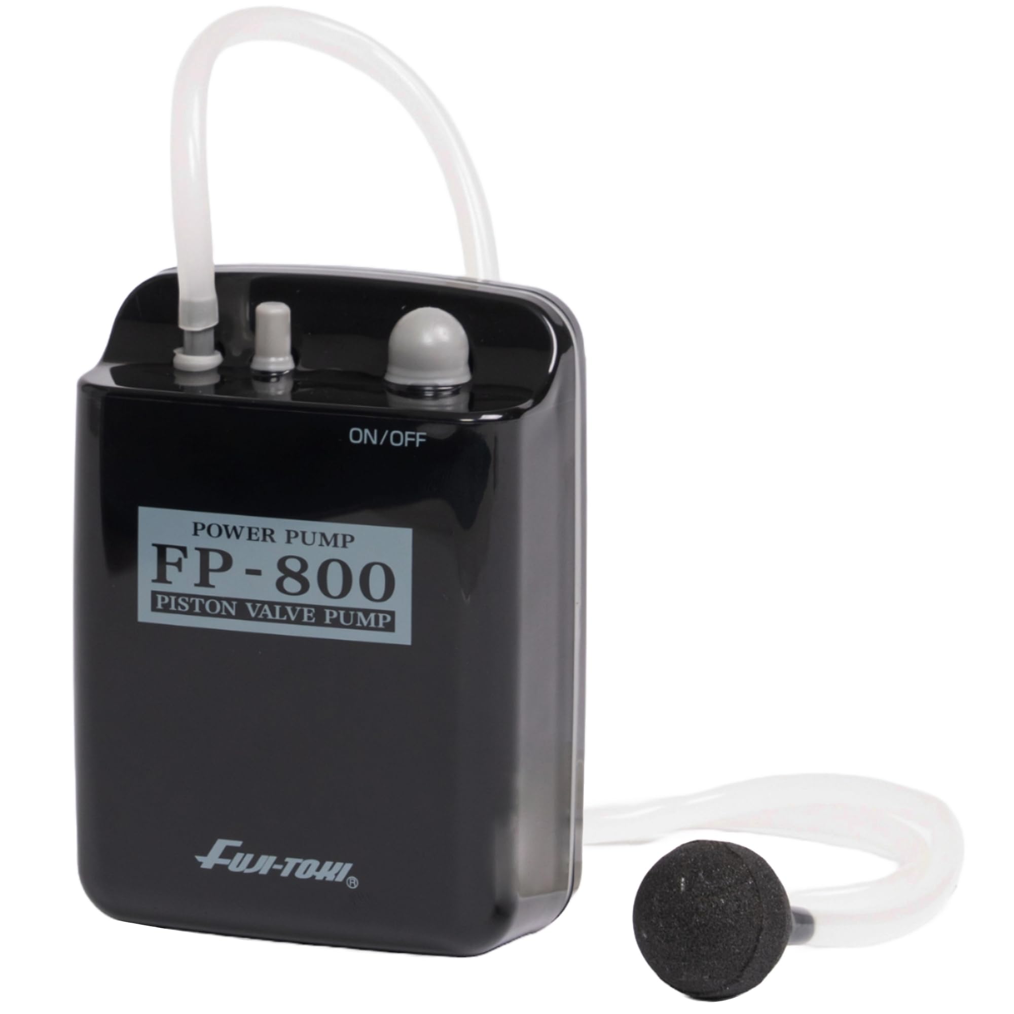 

Мощный воздушный насос с кварцевым камнем Fuji-Toki FP-800 Высокая производительность чёрный
