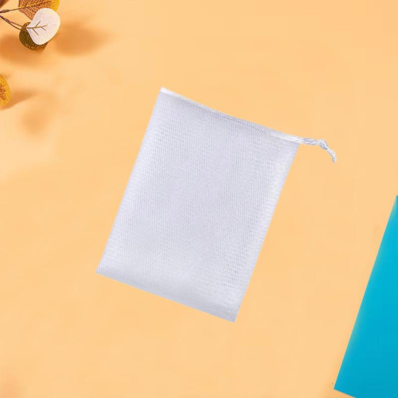 Foaming Nets Wash Hands Cleasing Facial Cleanser Soap Foam Net Drawstring Bags for Bath Cleaning Washing Tools Bathroom Supplies