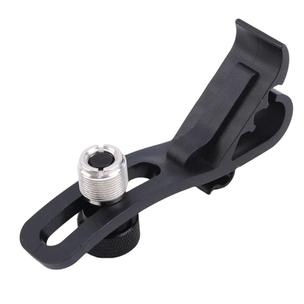 Adjustable Drum Instrument Holder Black Shockproof Drum Mic Clamp  Studio Recording