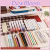 Creative Oxford Cloth Pencil Case With Transparent Color Block For Students And Office Use
