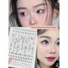Music Festival Makeup Face Pasters Butterfly Ornament Star Moon Stick-on Crystals Concert Face Sticker Ornament Ornament Rhinestone Bright Diamond