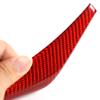 Red Soft Carbon Fiber Rear Tailgate Side Sticker For Jaguar F-TYPE 2013-
