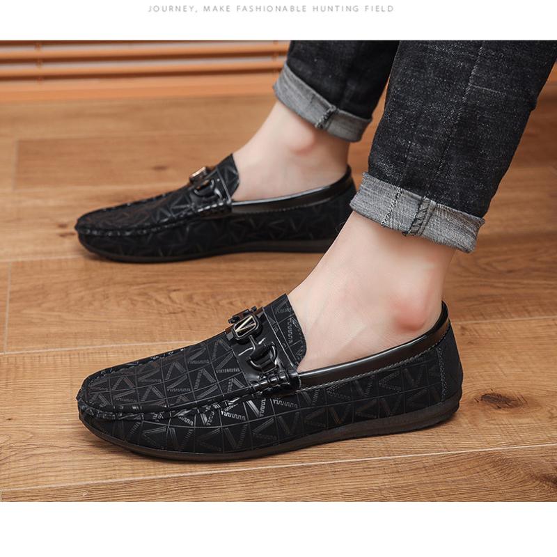 Men's Luxury Loafers British Style Men Casual Shoes High Quality Business Shoes Versatile Wear-resistant Walking Shoes New 2025