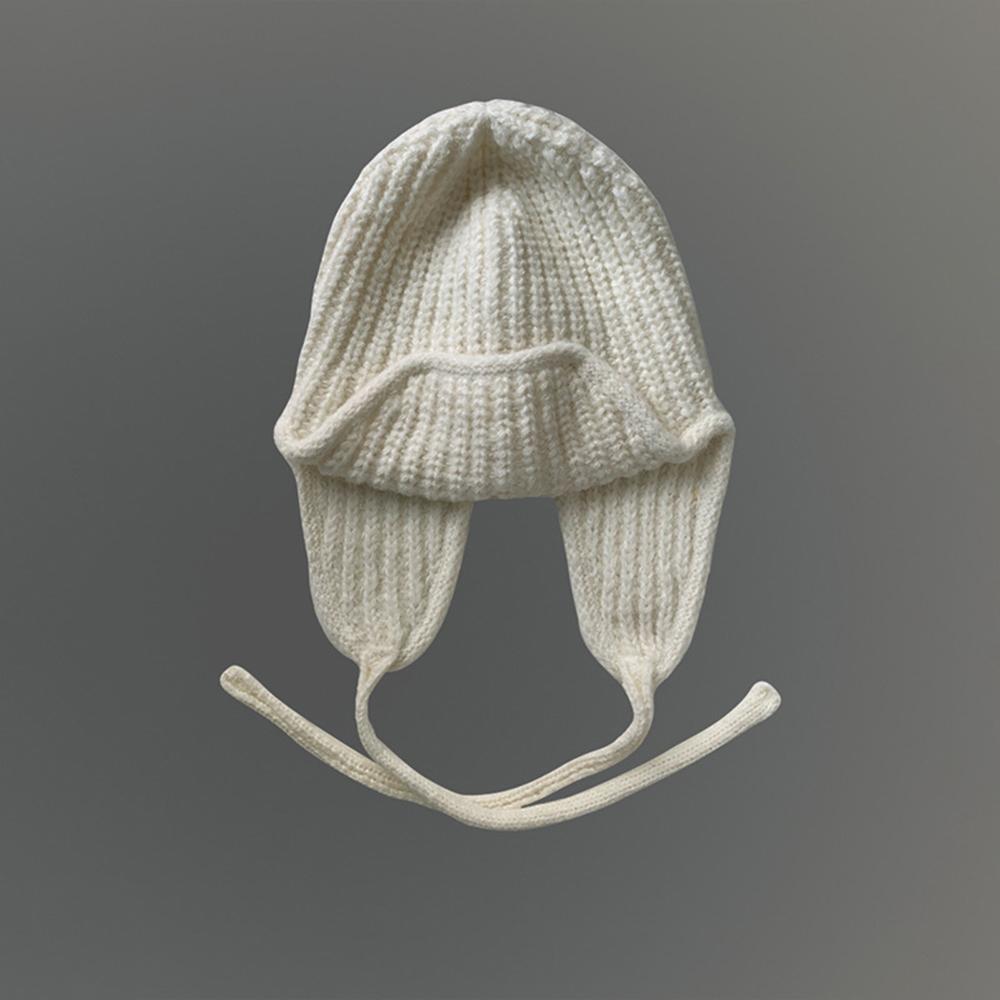 Winter Warm Knitted Hat Women Earflap Beanie Super Soft Thickened Windproof Cold Weather Fashion Cap for Autumn Thick Hats