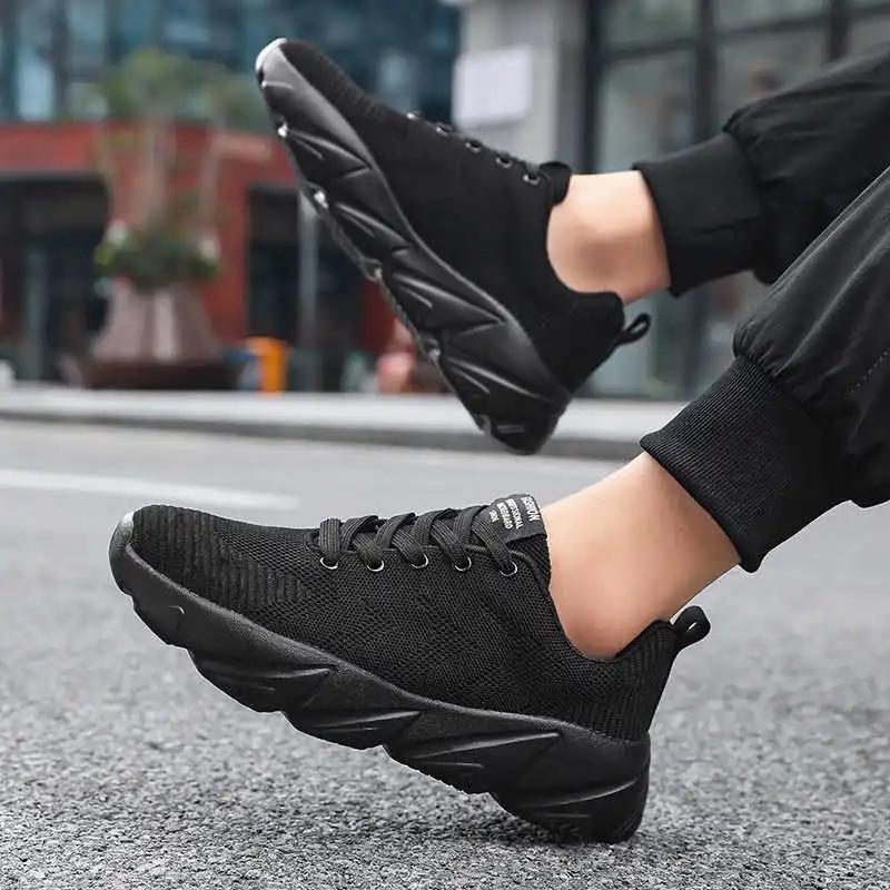 Fashion Fall Lightweight Trending Products Boots Men Black Long Shoes For Men Sneakers Sport Style Sports Fashion Luxus Factory