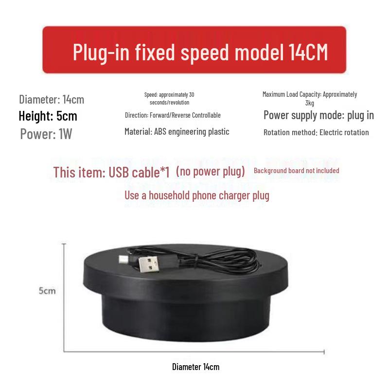 Automatic Rotating Display Stand with Remote for Photography and Live Streaming