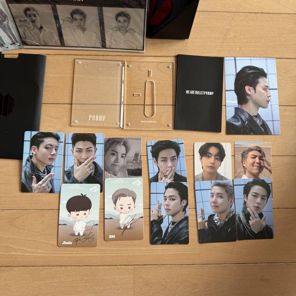[USED] BTS bts PROOF proof album bulletproof boys with trading card