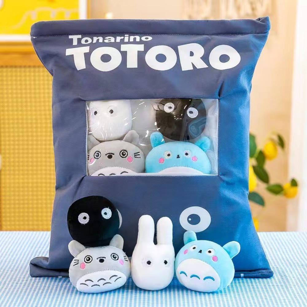 Creative Snack Throw Pillow Large Bag Bunny Doll Plush Toy Throw Pillow Nap Pillow Gift