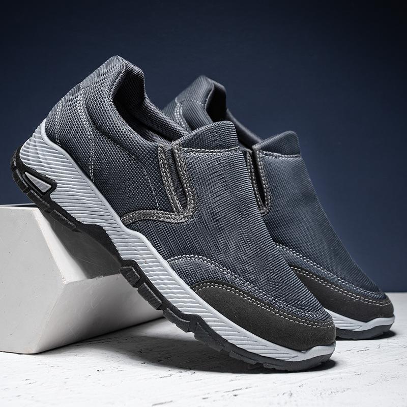 

Autumn new men s shoes casual versatile comfortable thick-soled non-slip low-top mountaineering shoes one-pedal men s dad shoes 45