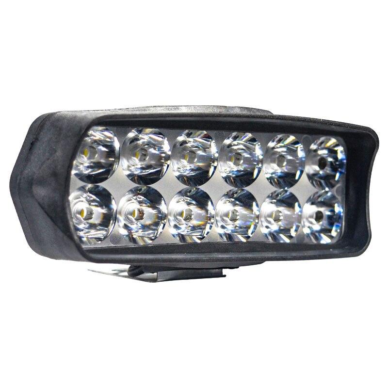 Motorcycle Headlight 8/12/16 LED Driving Lights Waterproof Auxiliary Headlight Scooter External Spotlight Fog Light Accessories