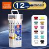 True Color Stackable Acrylic Markers - Non-Bleeding Watercolor Pens for Students and Kids