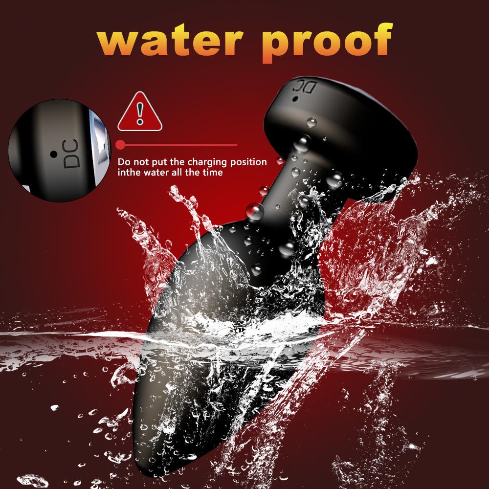 Remote Control Anal Plug Vibrator 10 Speeds Prostate Vibrating Butt Plug Massager Female Masturbator Sex Toys for Women Men