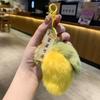 Plush Peach & Persimmon Pendant Keychain - Good Luck Bag Charm