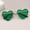 Love Heart Shape Women'S Sun Glasses European American Fashion Sun Glasses Woman Holiday Travelling Men Sunglass