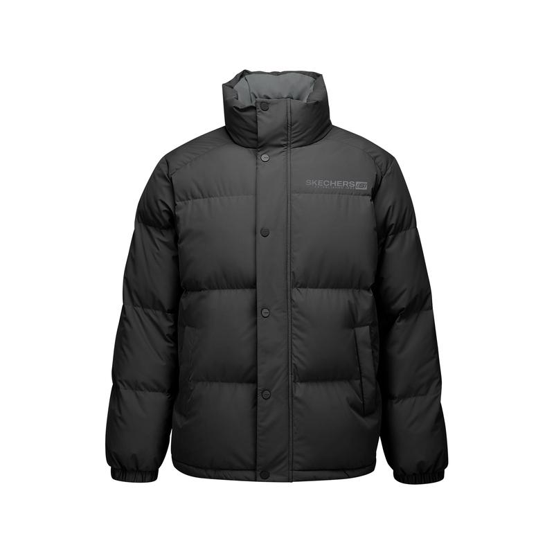 Skechers Windproof Waterproof Oil Resistant Cold Weather Heat Reflective Warm Loose Plush Comfortable Short Duck Down Jacket L425U008-0018 L